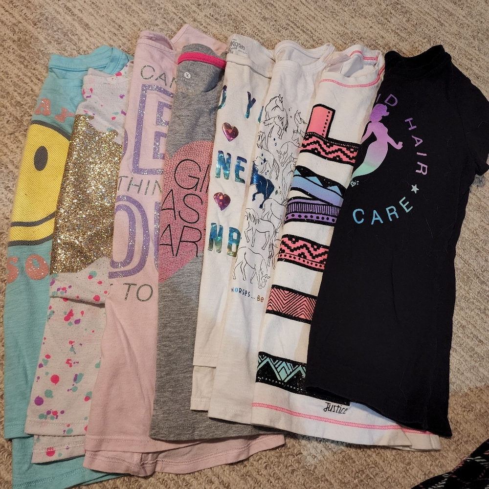 Girls t shirt lot size 7/8